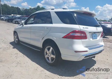 2014 Mercedes-Benz Ml 350 из США, поврежденный, VIN 4JGDA5JBXEA279725